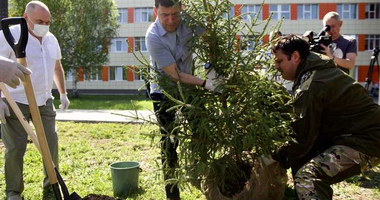 субботник губернатор Свердловская область Евгений Куйвашев Александр Высокинский Карлов Чайников